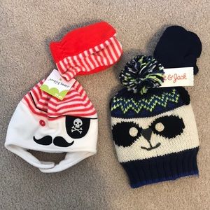 Toddler Character Hat & Mitten Sets!